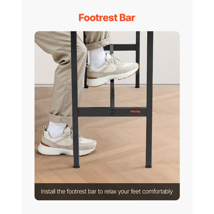 Bar Table Height Pub Table Cocktail Counter Kitchen Dining 39x16x35.5 in