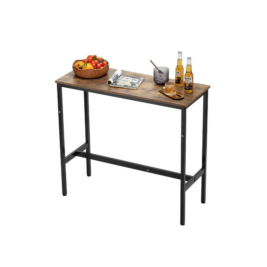 Bar Table Height Pub Table Cocktail Counter Kitchen Dining 39x16x35.5 in