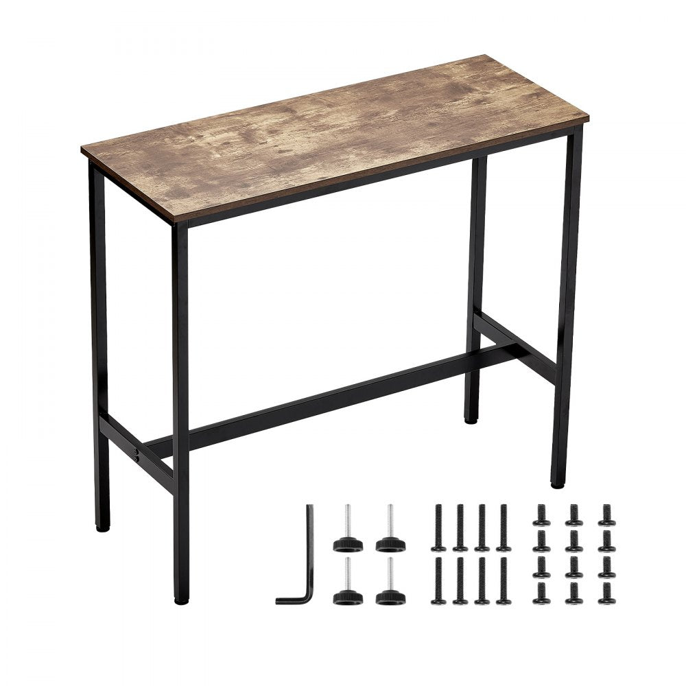 Bar Table Height Pub Table Cocktail Counter Kitchen Dining 39x16x35.5 in