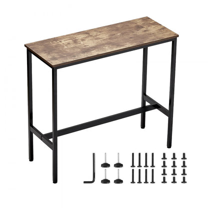 Bar Table Height Pub Table Cocktail Counter Kitchen Dining 39x16x35.5 in