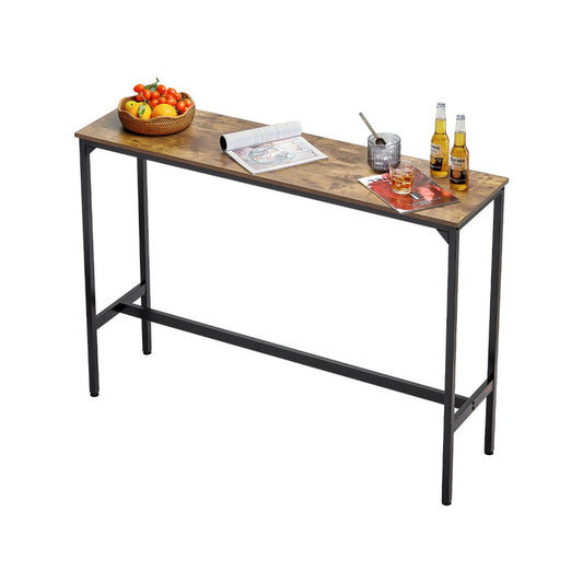 Bar Table Height Pub Table Cocktail Counter Kitchen Dining 55x15x39 in