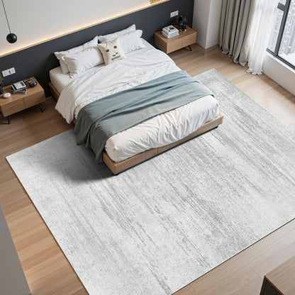 VEVOR Large Area Rug 3048 x 4267.2 mm Anti-Skid Indoor Floor Mat Modern Gray