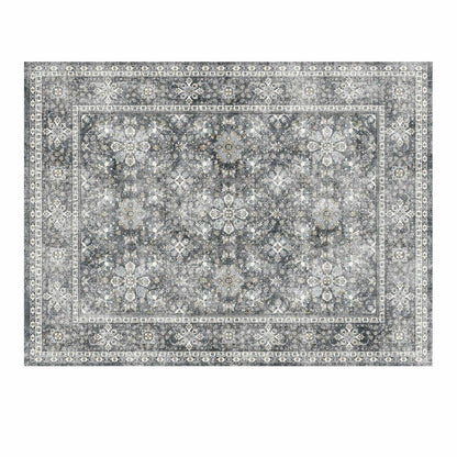 VEVOR Large Area Rug 2438.4x3048 mm Anti-Skid Indoor Floor Mat Vintage Gray