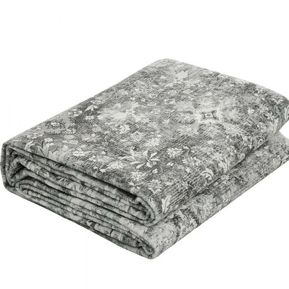 VEVOR Large Area Rug 2438.4x3048 mm Anti-Skid Indoor Floor Mat Vintage Gray