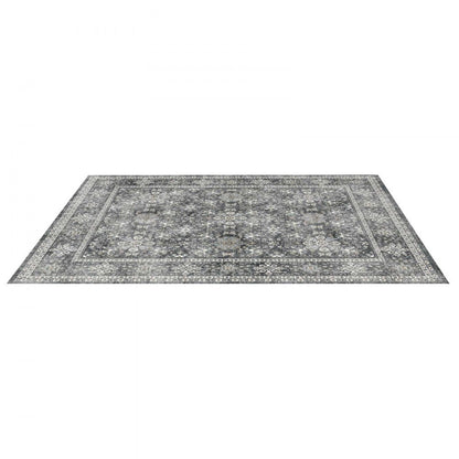 VEVOR Large Area Rug 2438.4x3048 mm Anti-Skid Indoor Floor Mat Vintage Gray