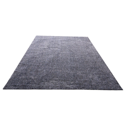 Indoor Plush Area Rugs, 2.44 x 3.05m Plush Carpet, Area Rugs Furry with Long Plushs Pile, Thick & Durable High-Pile Rug for High-Traffic Areas, Non-Shedding & Non-Slip Backing, Blue-Gray