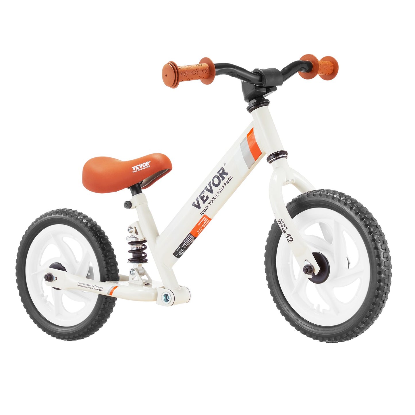 VEVOR Toddler Balance Bike, Carbon Steel Balance Bicycle for Kids with Adjustable