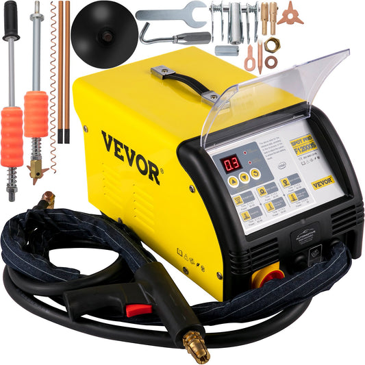 VEVOR Stud Welding Machine Weld Dent Puller 6000A Spot Welder Car Body Repair