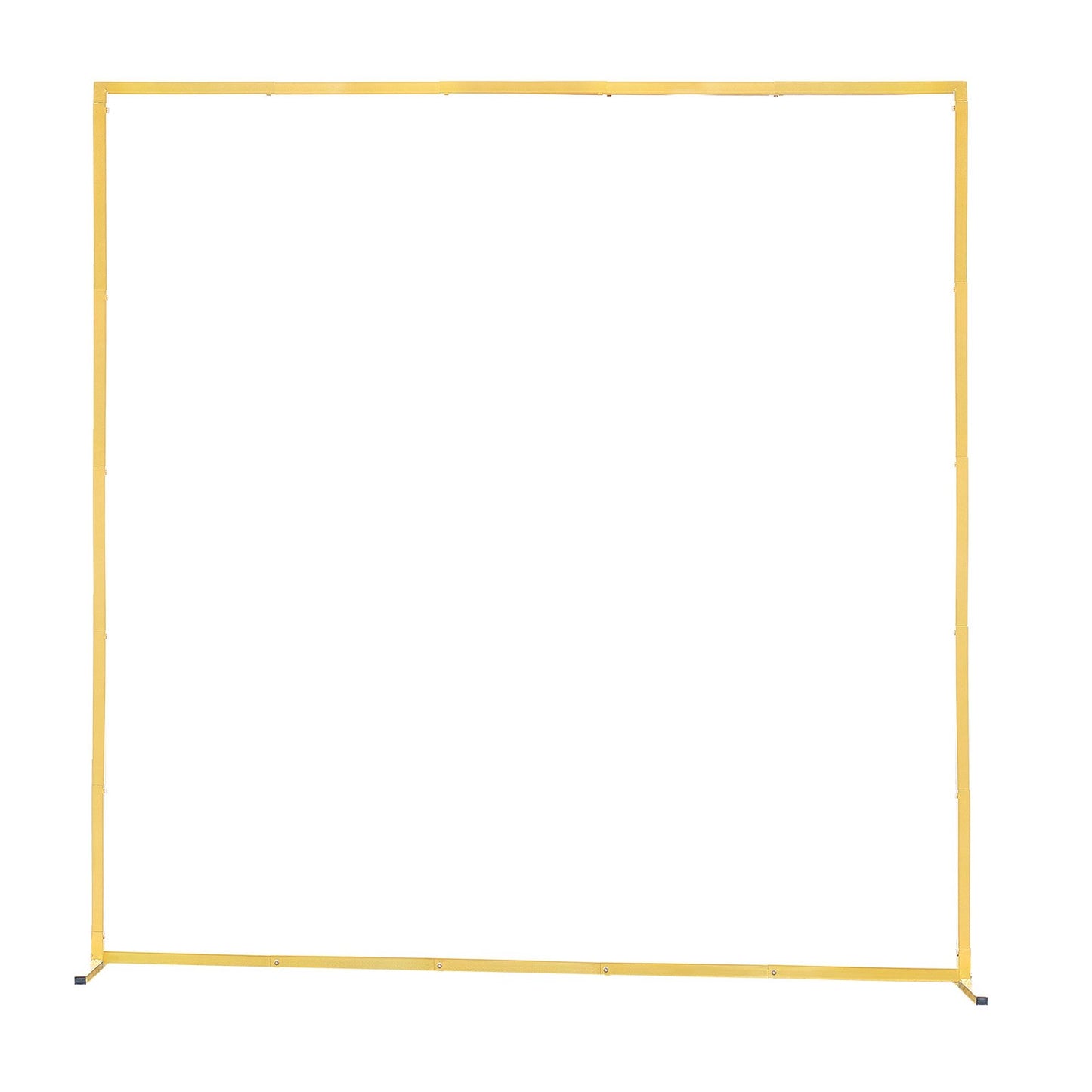 Arch Backdrop Stand, 2 x 2 m, Stable Structure, Easy Assembly, Square Gold Metal Arch Backdrop Stand for Wedding, Birthday Party, Graduation, Holiday Celebration, and Ceremony Decoration