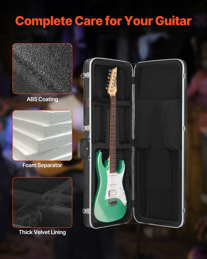VEVOR Electric Guitar Hard Case 1050mm With Lock And Key for Electric Guitar