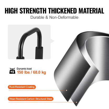 Folding J-Bar Kayak Roof Rack with Soft Padding for Car, SUV, Truck - 2 Pairs