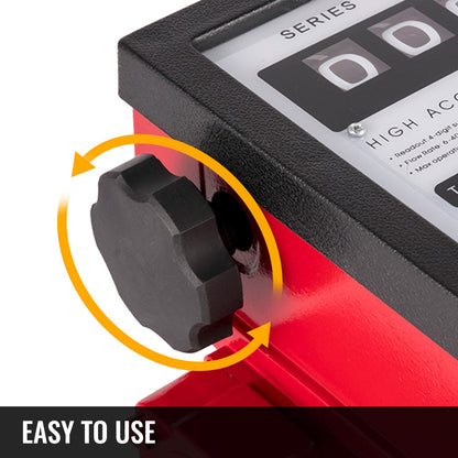 VEVOR Mechanical Fuel Meter 40 GPM Fuel Flow Meter 4-Digital Batch Display Fuel