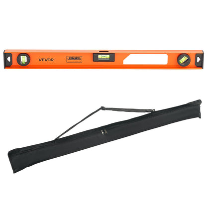 Magnetic Level Set, 4-Piece (400/600/900/1200 mm), Aluminum Alloy I-Beam Bubble Leveler with Clear 3 Green Vials & Hanging Hole, Level Tool Ideal for Hanging Pictures, Home Improvement & DIY