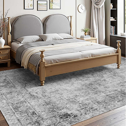VEVOR Large Area Rug 2743.2 x 3658 mm Anti-Skid Indoor Floor Mat Bohemian Gray