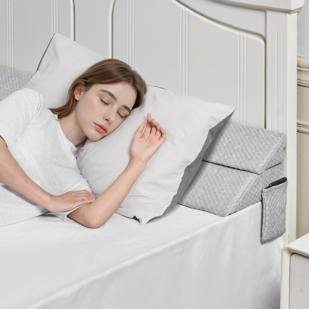 VEVOR Bed Wedge Pillow for Headboard 1524x245x152mm Bed Gap Filler for 178mm Gap