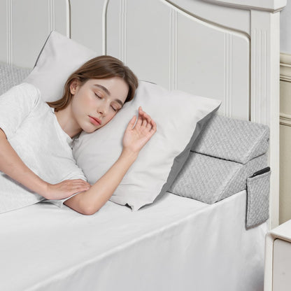 VEVOR Bed Wedge Pillow for Headboard 1524x245x152mm Bed Gap Filler for 178mm Gap