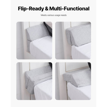 VEVOR Bed Wedge Pillow for Headboard 1525x152x152mm Bed Gap Filler for 178mm Gap