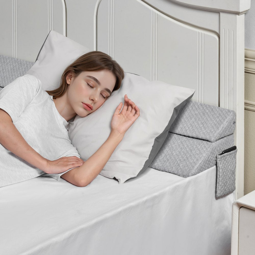 VEVOR Bed Wedge Pillow for Headboard 1930x255x152mm Bed Gap Filler for 178mm Gap
