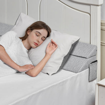 VEVOR Bed Wedge Pillow for Headboard 1930x255x152mm Bed Gap Filler for 178mm Gap