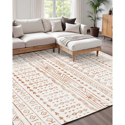 VEVOR Large Area Rug 1524 x 2438.4 mm Anti-Skid Indoor Floor Mat Modern Beige