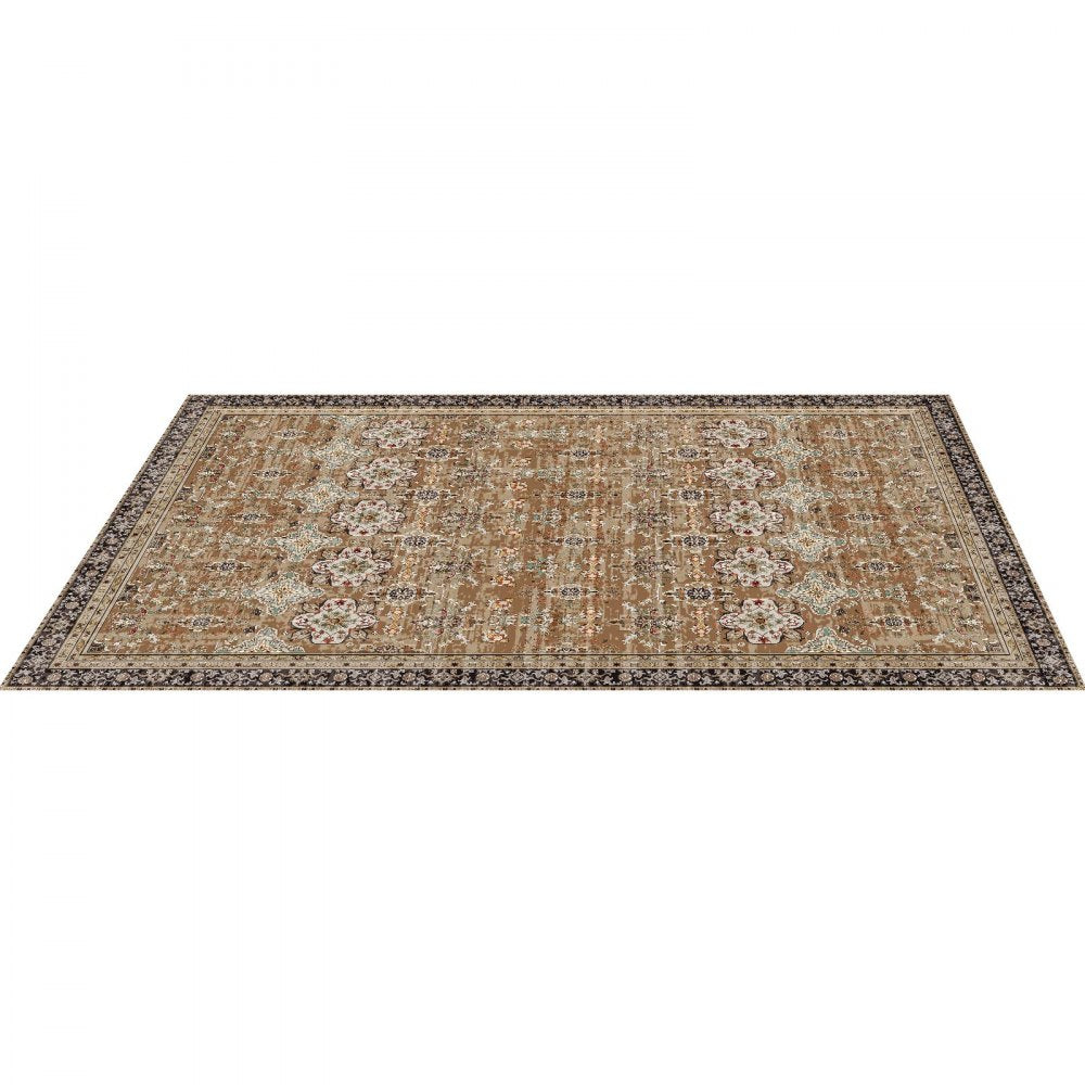 Large Area Rug 1828.8x2743.2 mm Anti-Skid Floor Mat Vintage Brown Green