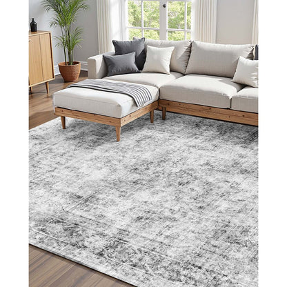 VEVOR Large Area Rug 1828.8x2743.2 mm Anti-Skid Indoor Floor Mat Bohemian Gray