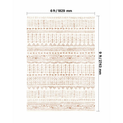 VEVOR Large Area Rug 1828.8x2743.2 mm Anti-Skid Indoor Floor Mat Modern Beige