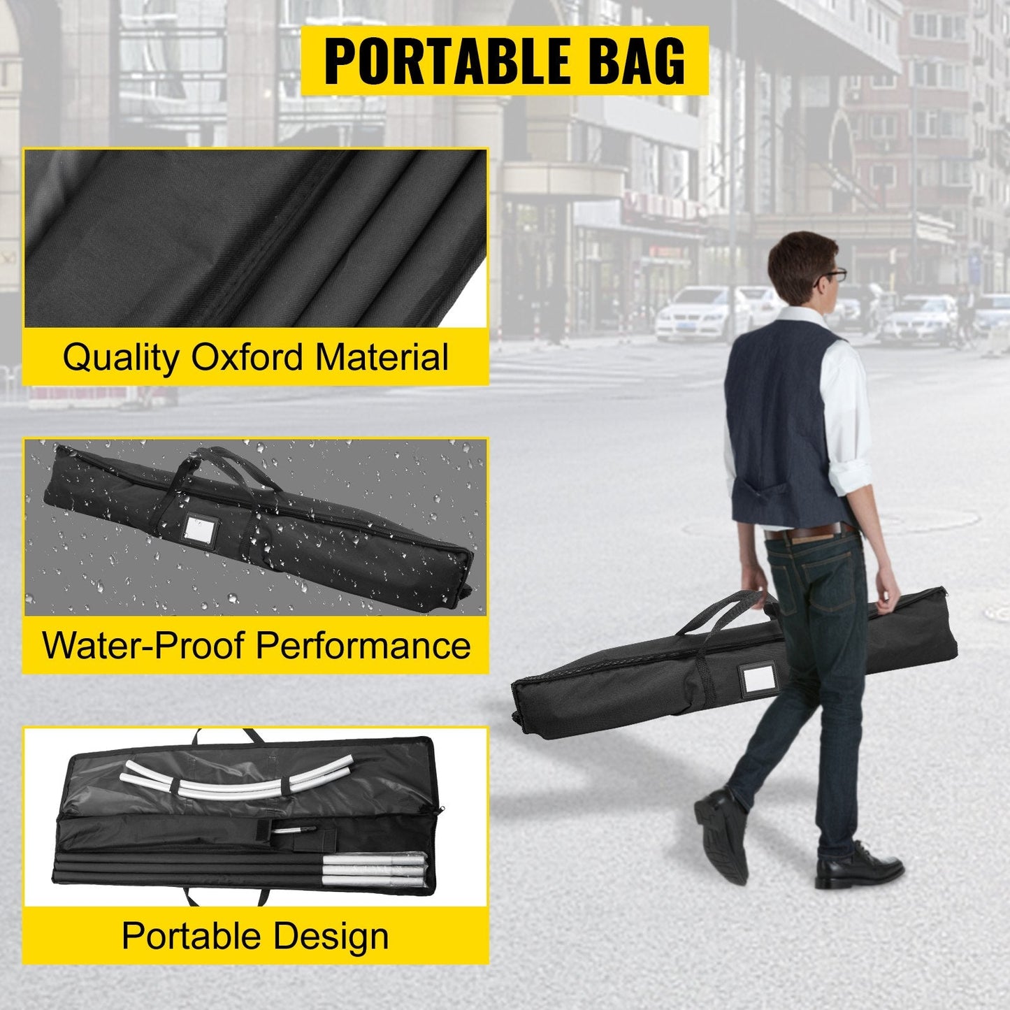 Promotional Feather Flag Set with 4.3m Pole - Durable & Easy to Assemble