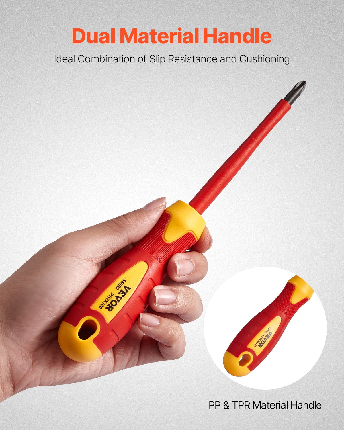 VEVOR Insulated Screwdriver Set 11-Piece Insulated Tool Set for Electricians