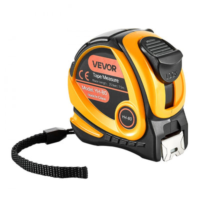 VEVOR 2 Packs Tape Measure 7620mm Retractable Imperial Metric