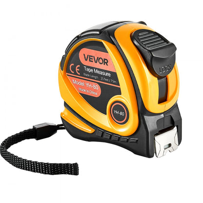 VEVOR 2 Packs Tape Measure 7620mm Retractable Imperial Metric