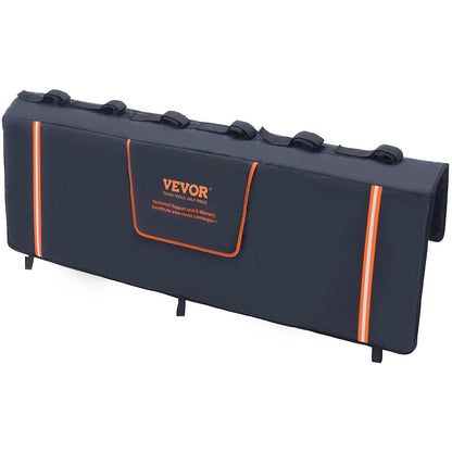 Pickup Truck Tailgate Pad for 6 Bikes - 1.57m, Triple-Layer Protection, Easy Install