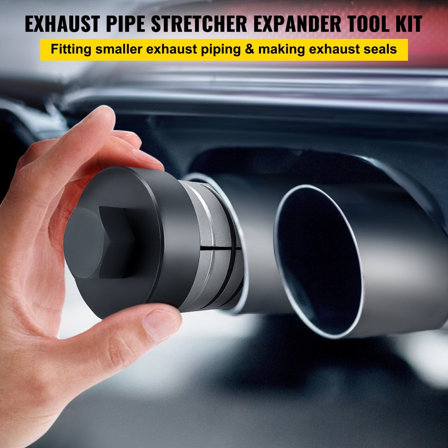 VEVOR Pipe Stretcher Kit, Exhaust Pipe Stretcher Kit 1-5/8" to 4-1/4", Exhaust Pipe