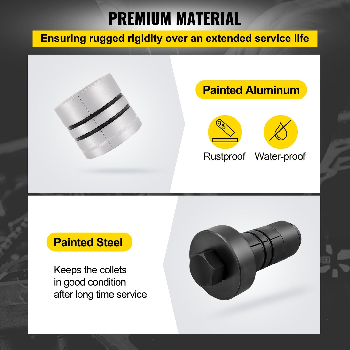 VEVOR Pipe Stretcher Kit, Exhaust Pipe Stretcher Kit 1-5/8" to 4-1/4", Exhaust Pipe