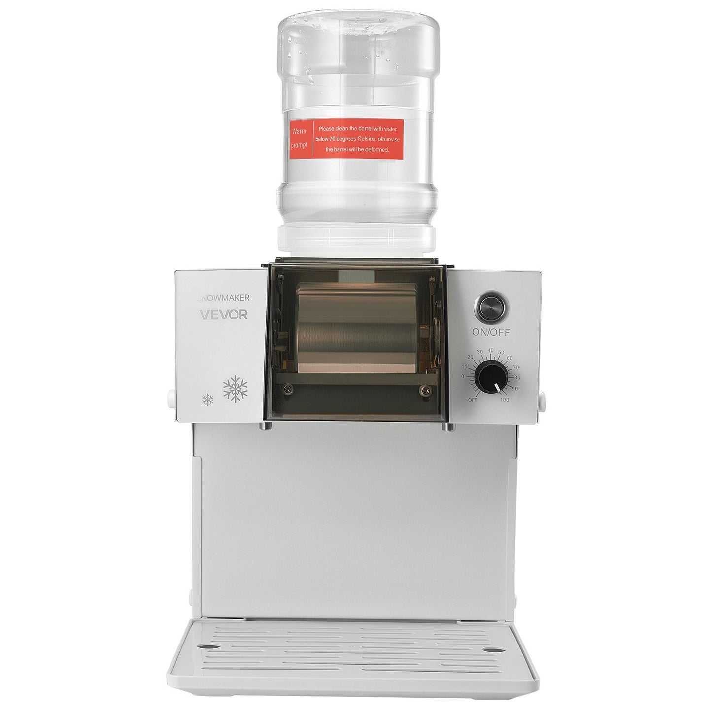 Snowflake Ice Machine, 40KG/24H Snowflake Ice Maker, Ice-Shaver Machine with Stainless Steel Blade, Electric Snow Cone Maker with 1.8L Tank, 90S Fast Pre-Cooling, for Home & Small Gatherings