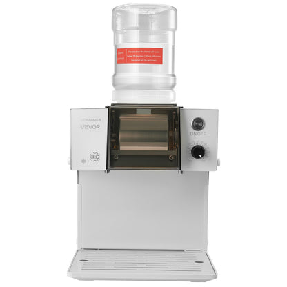 Snowflake Ice Machine, 40KG/24H Snowflake Ice Maker, Ice-Shaver Machine with Stainless Steel Blade, Electric Snow Cone Maker with 1.8L Tank, 90S Fast Pre-Cooling, for Home & Small Gatherings