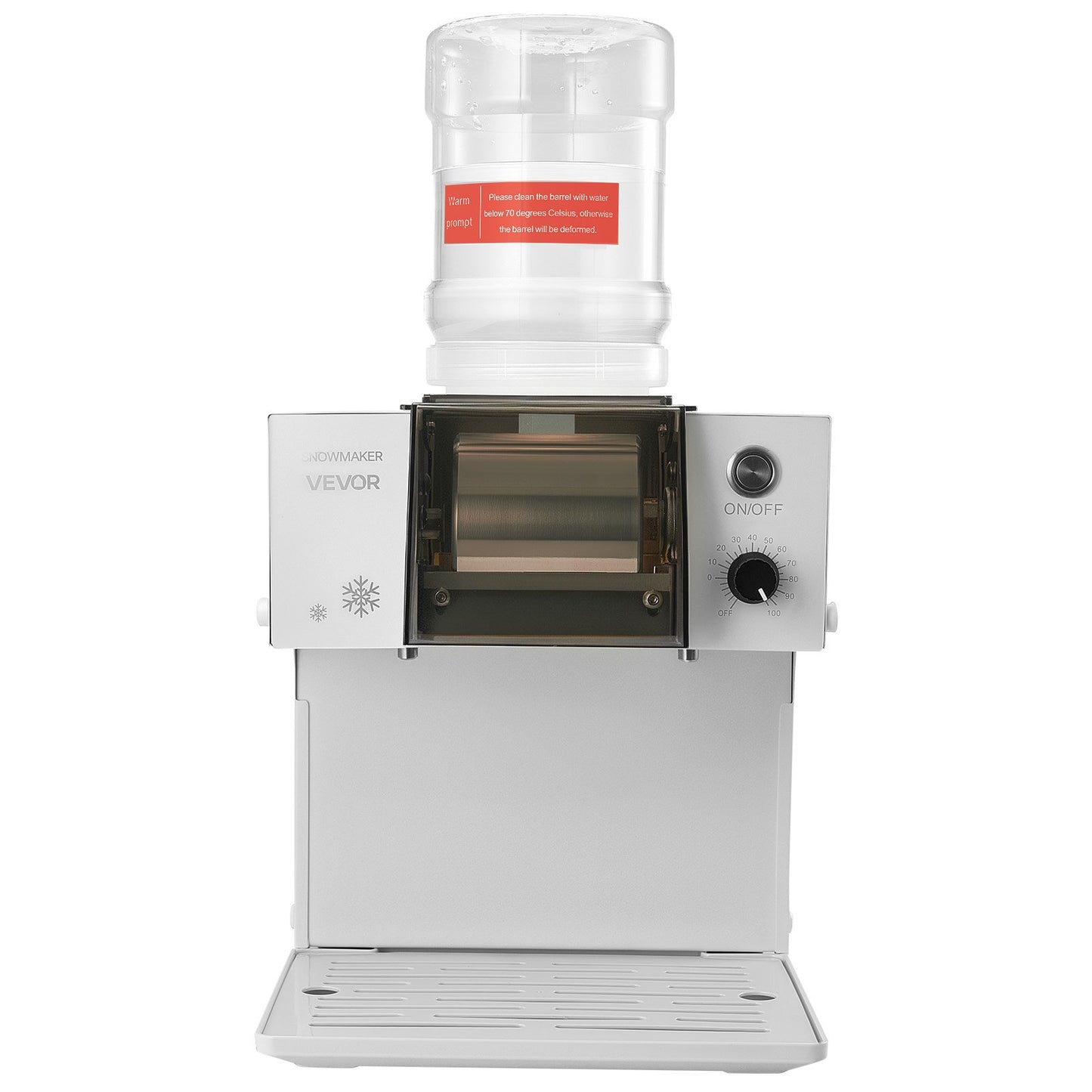 Snowflake Ice Machine, 80KG/24H Snowflake Ice Maker, Ice-Shaver Machine with Stainless Steel Blade, Electric Snow Cone Maker with 1.8L Tank, 90S Fast Pre-Cooling, for Home & Small Gatherings