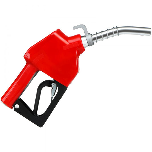 VEVOR Automatic Fuel Nozzle, 3/4" NPT Inlet Thread & 13/16" Spout, 11 GPM Max Flow Rate, Auto Shut Off, Aluminum & PVC Gas Pump Handle with 360° Swivel for Gasoline Diesel Kerosene Biodiesel Refilling