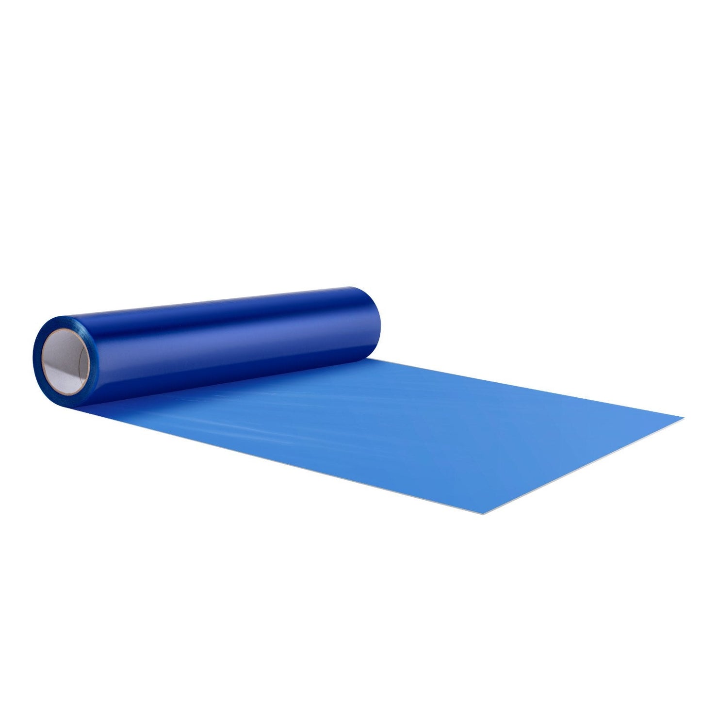 Blue PE Self-Adhesive Floor Protection Film, 0.075mm Thick, 60.96m Long