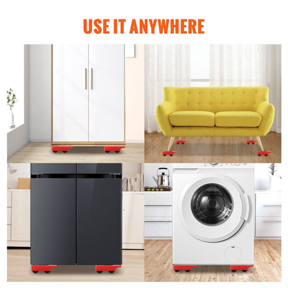 Heavy Duty Furniture Movers with 4 Wheels, 113.4 kg Capacity, Easy to Use