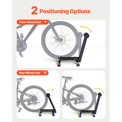Foldable Bike Rack for 508 to 736.6 mm Mountain/Road Bikes Storage Stand