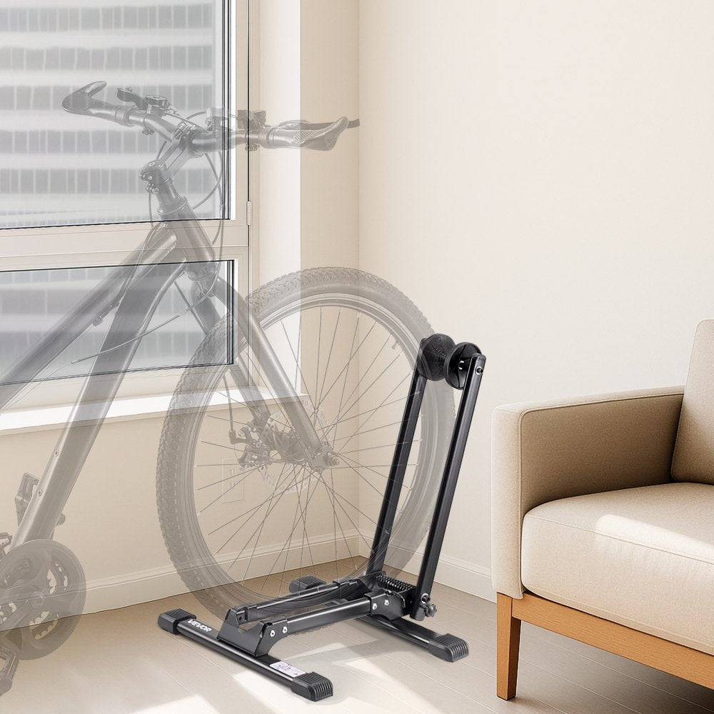 Foldable Bike Rack for 508 to 736.6 mm Mountain/Road Bikes Storage Stand