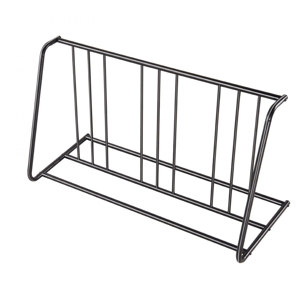 Bike Rack, Fits Tire Width 3 Inch/76.2 mm, Carbon Steel Double-Sided Grid Bike Rack Stand, Freestanding Bicycle Storage 
