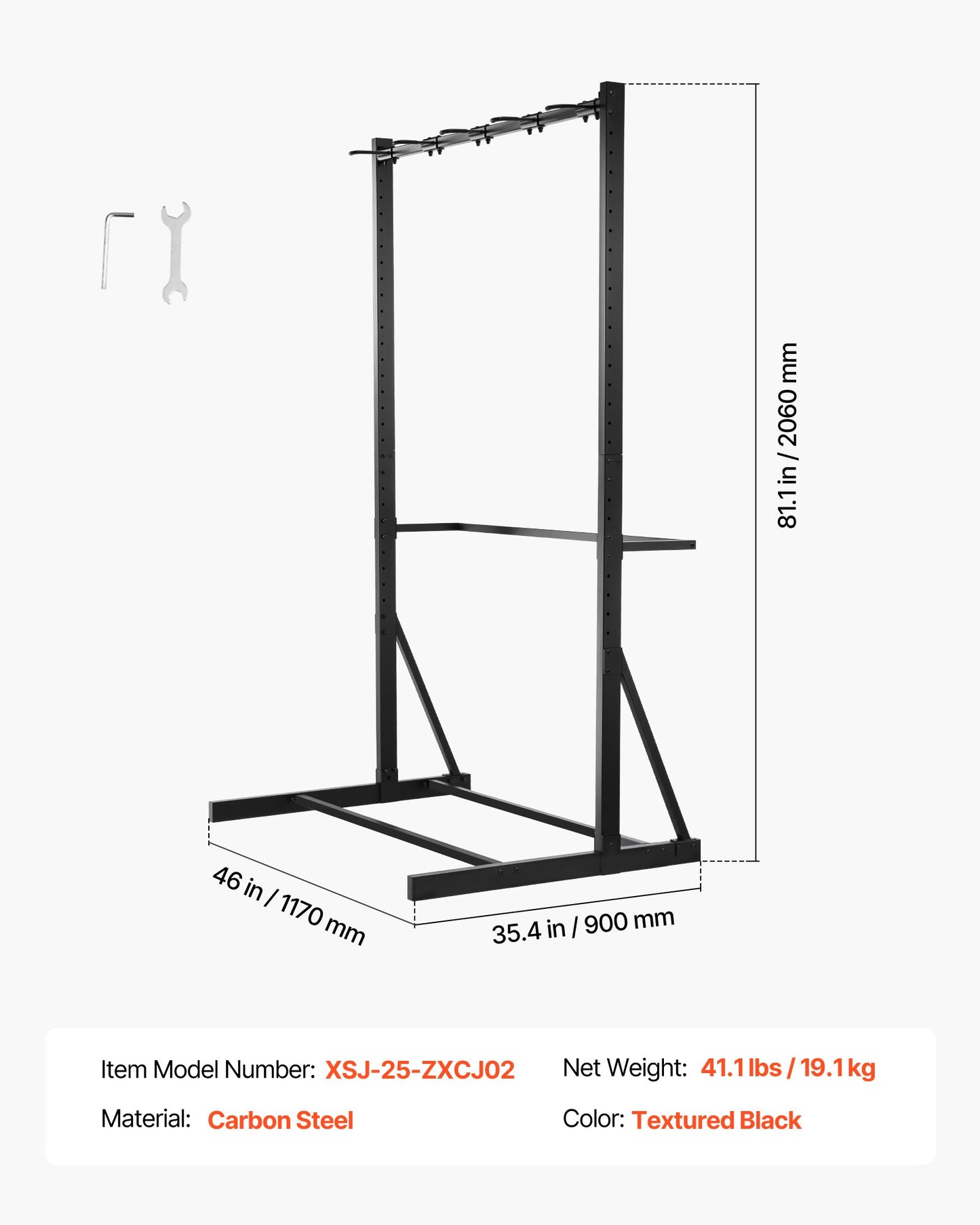 Bike Rack, 300LBS/136KG Capacity for up to 5 Bikes, Freestanding Bike Storage Rack, Carbon Steel Vertical Bicycle Stand for Home, Yard, Garage, Living Room, Indoor/Outdoor Bicycle Storage Stand