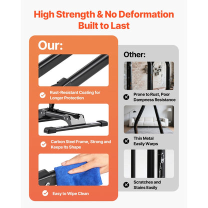 Foldable Bike Rack for 508 to 736.6 mm Mountain & Road Bike Storage 2 Pack