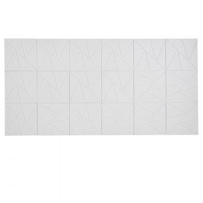 VEVOR 18 Pack Acoustic Wall Panels 30 x 30 x 5 cm Self-Adhesive White
