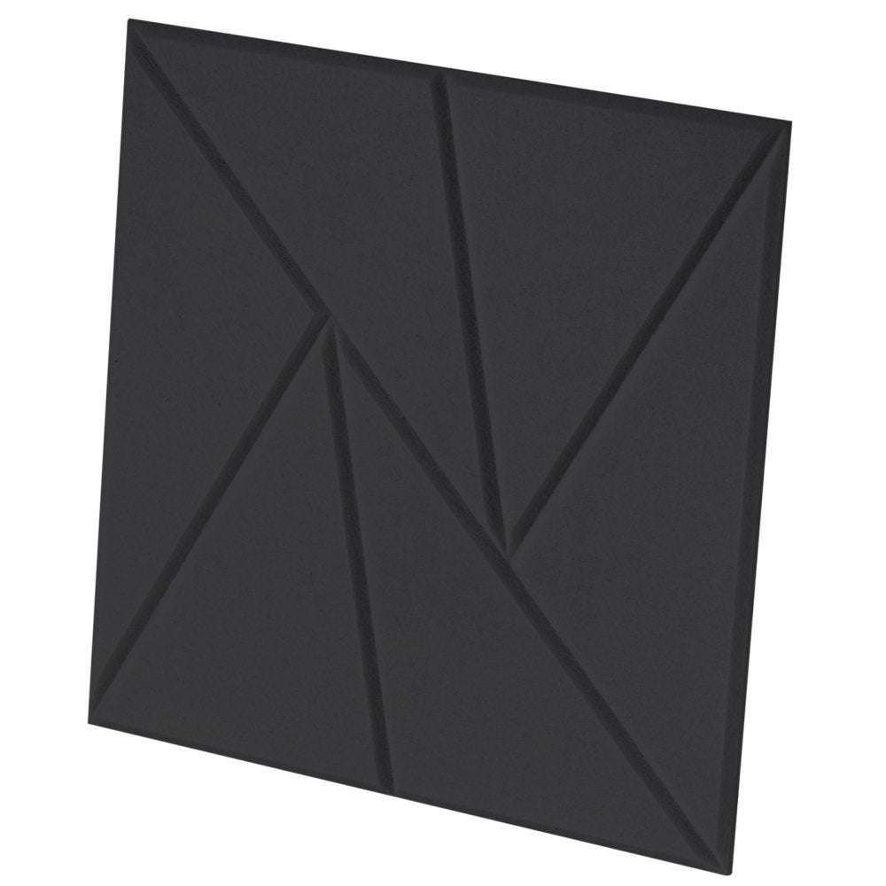 VEVOR 18 Pack Acoustic Wall Panels 30 x 30 x 5 cm Self-Adhesive Black