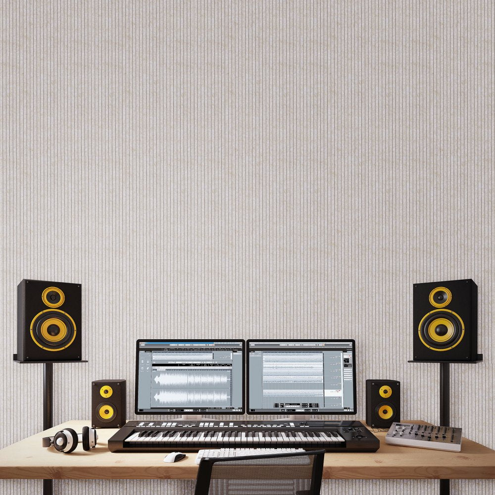 VEVOR 5 Pack Acoustic Wall Panels 120 x 60 x 5 cm Self-Adhesive Camel