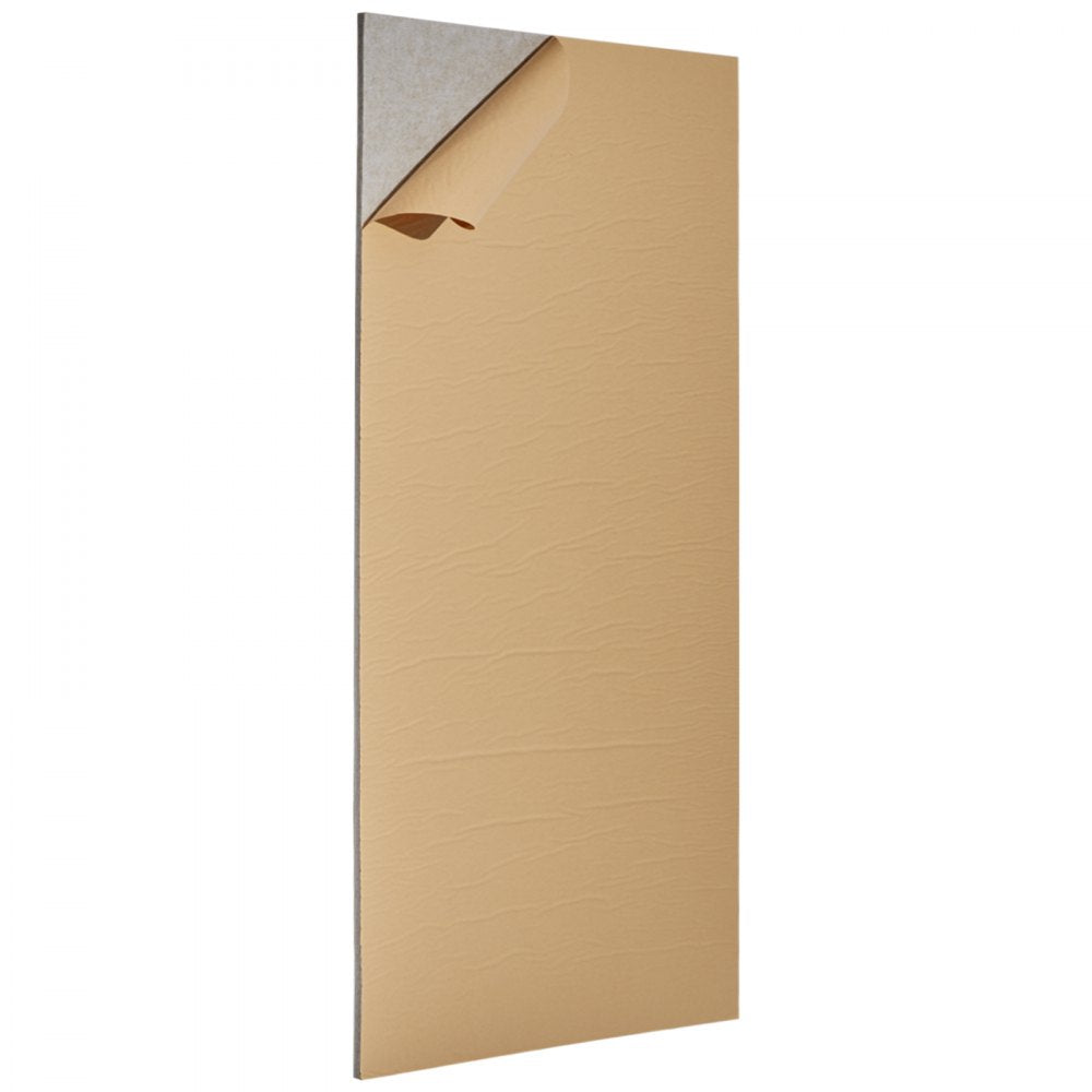 VEVOR 5 Pack Acoustic Wall Panels 120 x 60 x 5 cm Self-Adhesive Camel