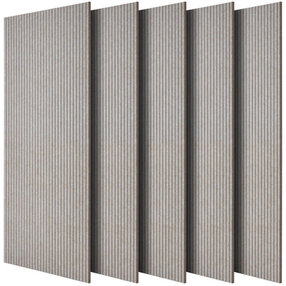 VEVOR 5 Pack Acoustic Wall Panels 120 x 60 x 5 cm Self-Adhesive Camel